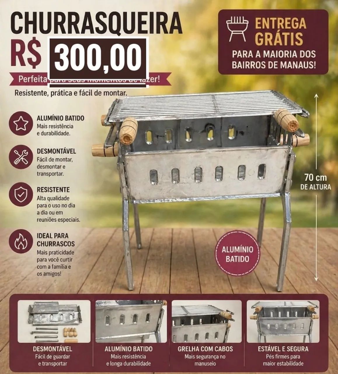 Churrasqueira com entrega gratis  - Foto 3