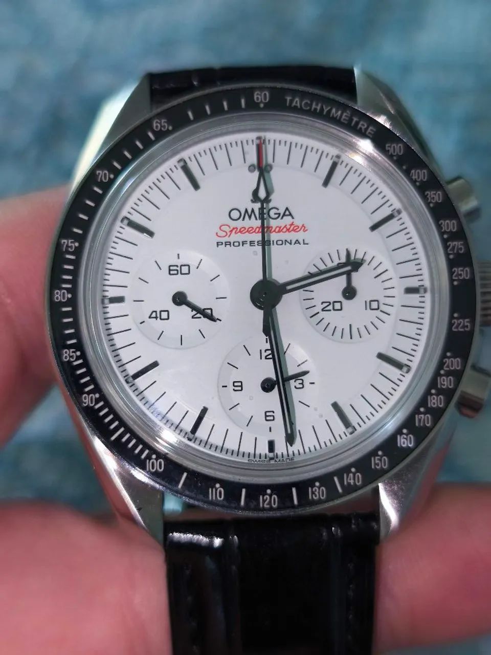Omega Speedmaster Branco SUPER CLONE
