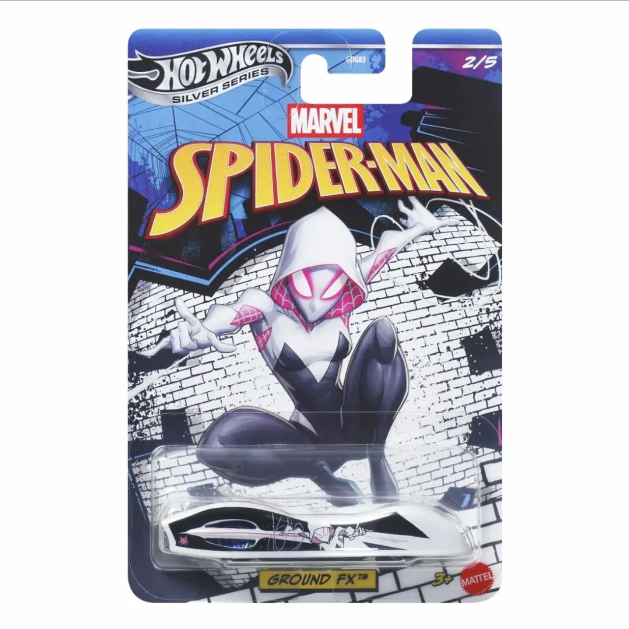 HotWheels Silver Series Marvel Spider-Man 1:64 - Mattel - Foto 2