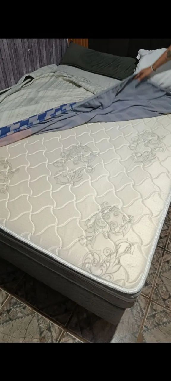 VENDE-SE CAMA DE CASAL - Foto 3