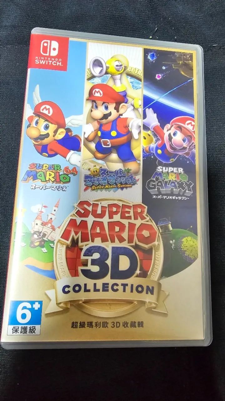 Super Mario 3D Collection Nintendo Switch Mídia Física Japonesa