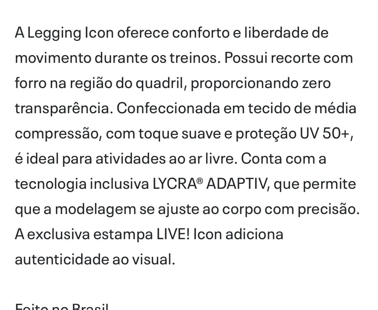 Legging LIVE original 170 reais - Foto 4