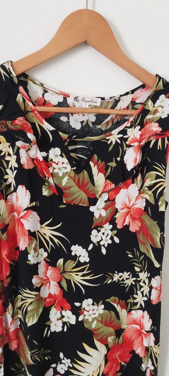 Vestido viscose elegante veste M - Foto 4