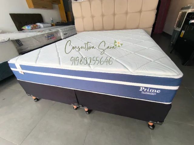 CAMA BOX QUEEN MOLAS ENSACADAS EM PROMOÇÃO  - Foto 2