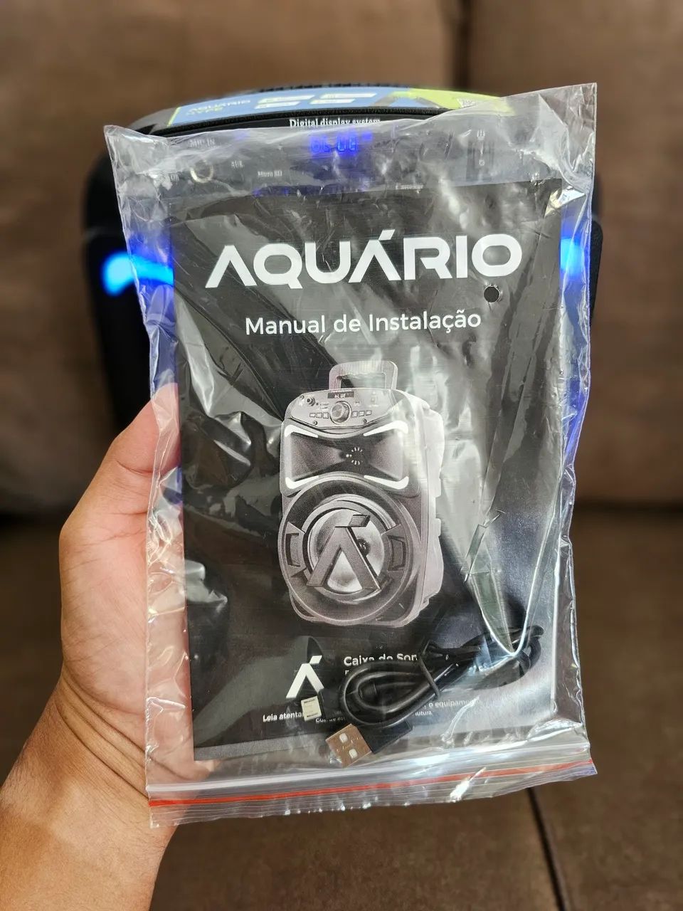 Caixa de som Bluetooth Aquário 250w - Foto 4