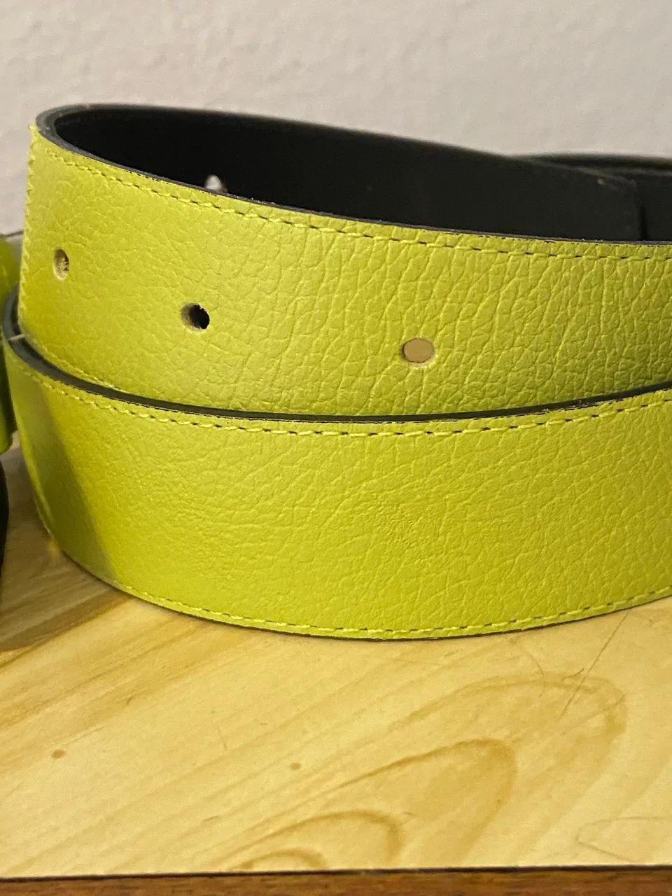 Cinto verde 100% Couro Lizie - Foto 3