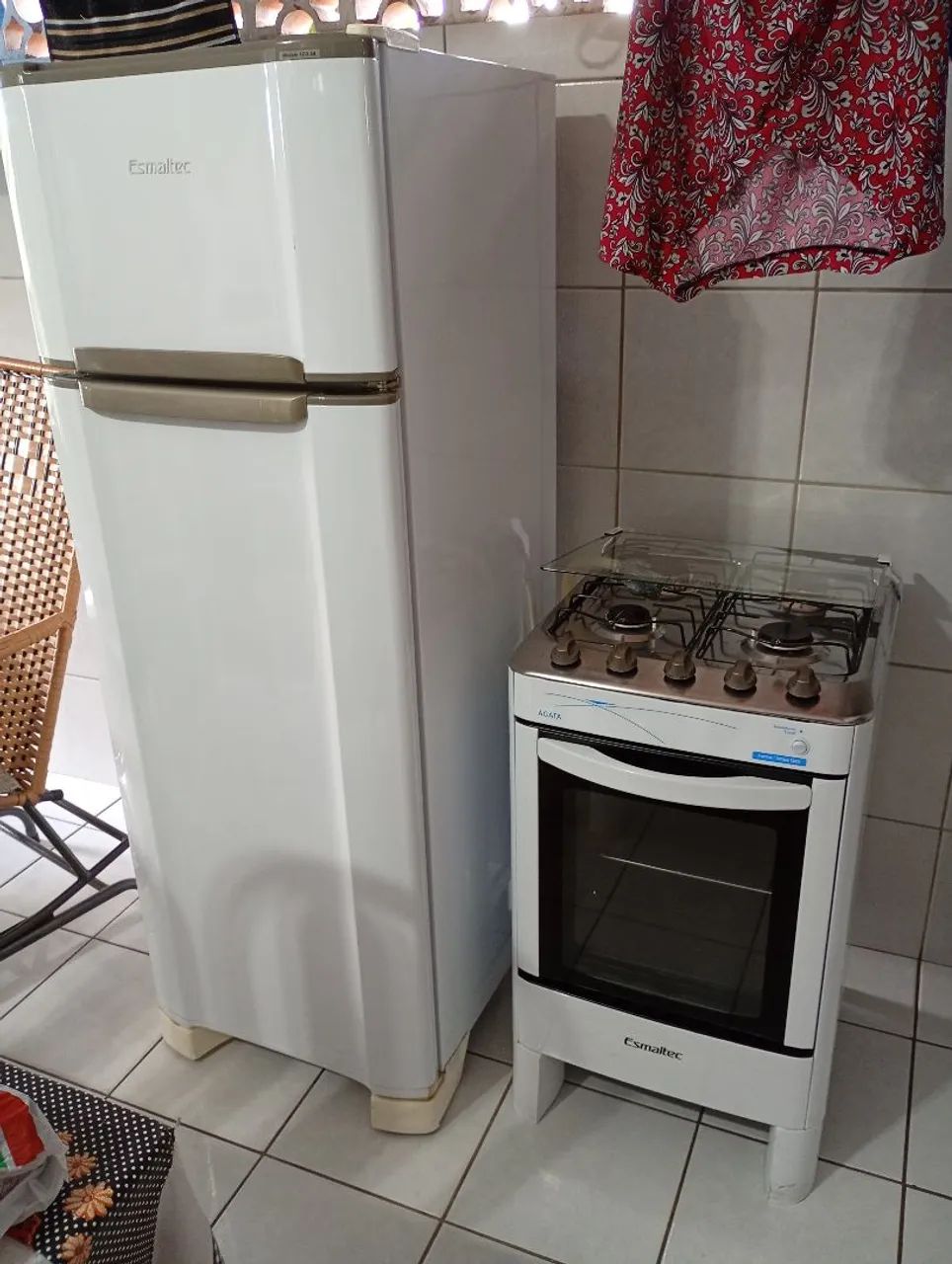 Fogão e Geladeira 