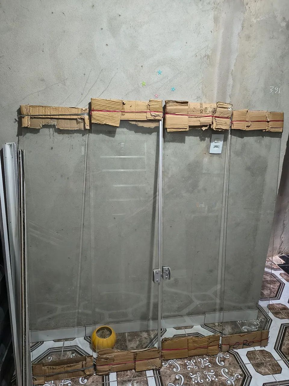 Janela de vidro (4folhas)