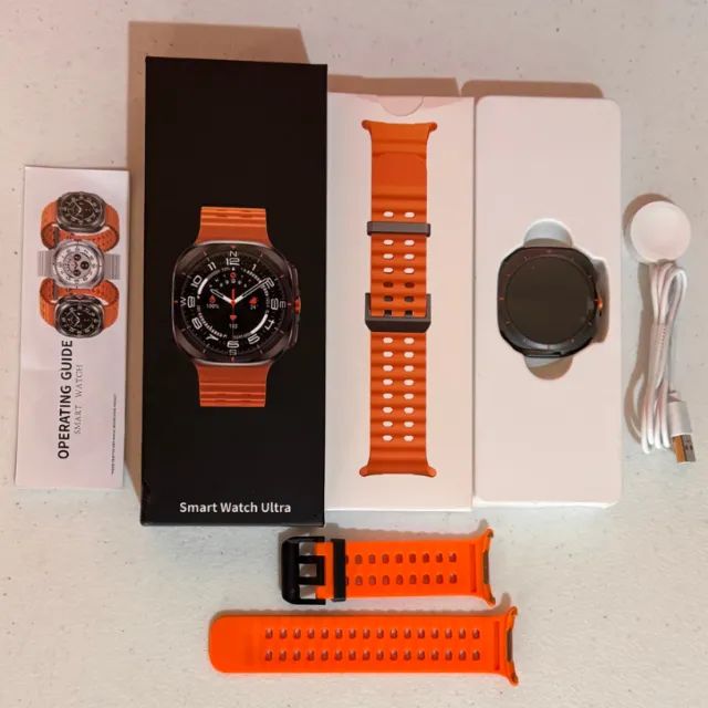 Smartwatch Samsung Galaxy Watch Ultra 47mm, W7 Ultra Com Tela Amoled Novo na Caixa!!! - Foto 3
