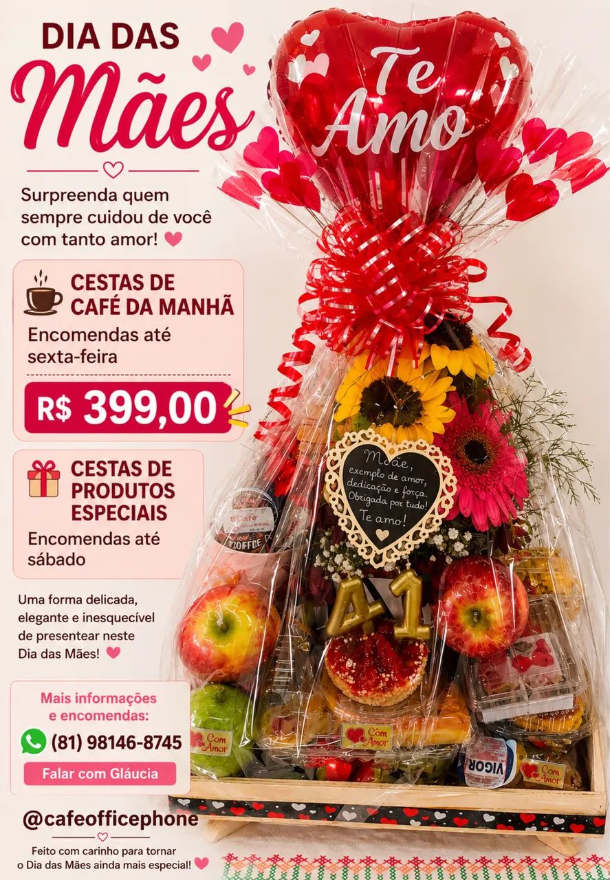 CESTAS DE CAFÉ DA MANHÃ - DIA DAS MÃES ? - Foto 3
