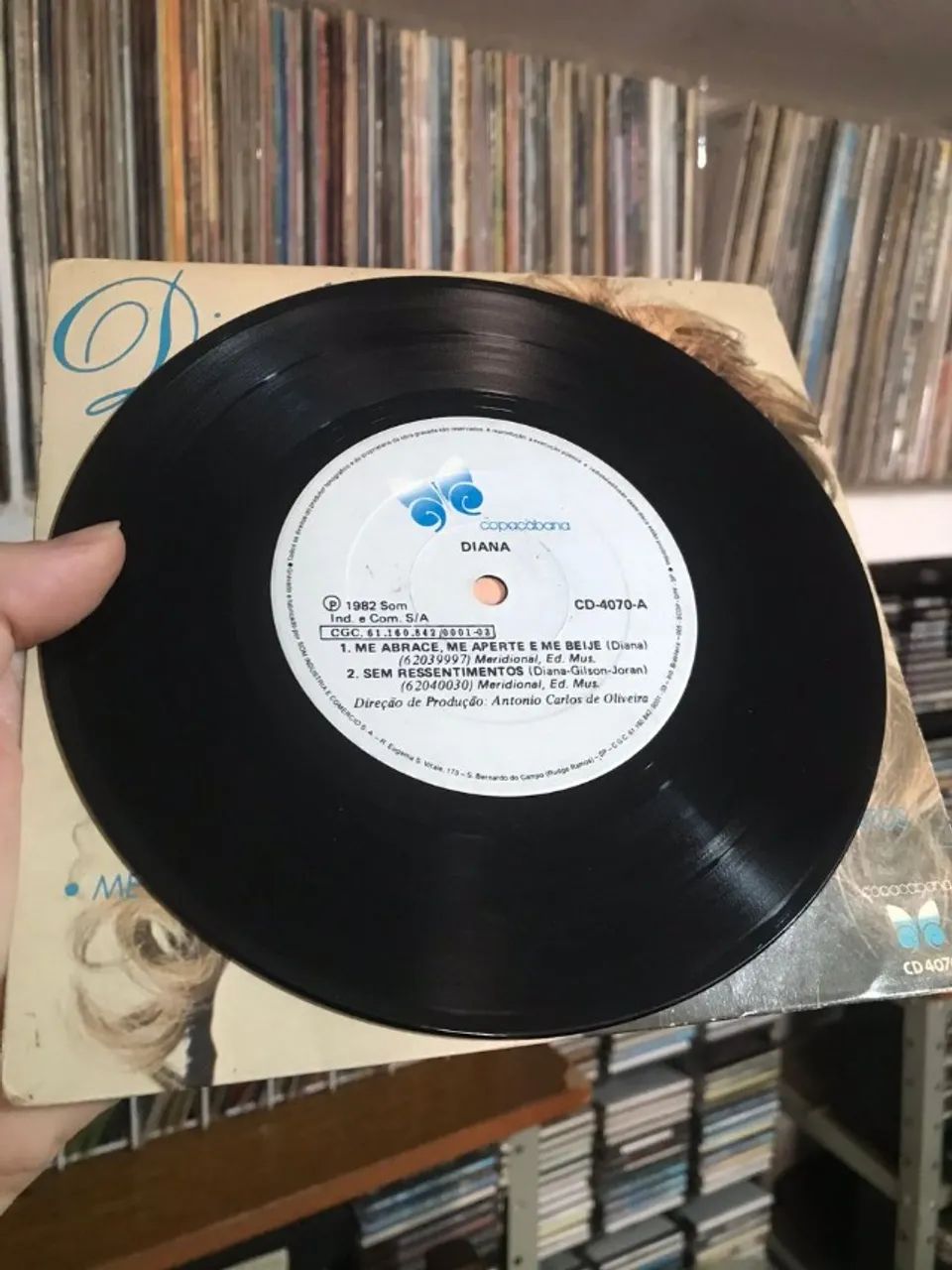 vinil compacto - Diana - me abrace, me aperte e me beije 1982 - Foto 4