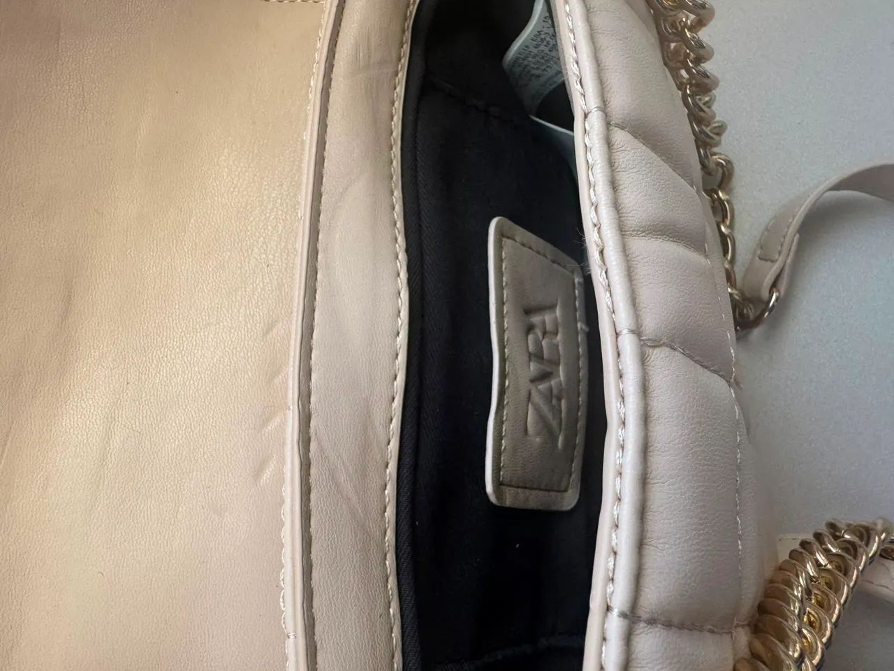 Bolsa nude Zara tiracolo com pérolas  - Foto 3
