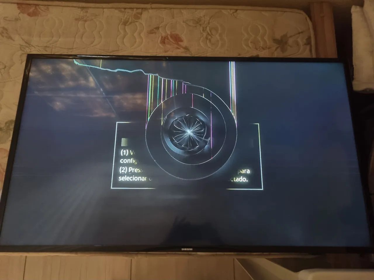 Tv samsung 48 polegadas (defeito tela)