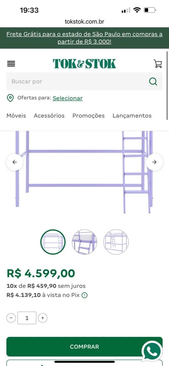 Cama Beliche da Tok Stok  - Foto 3
