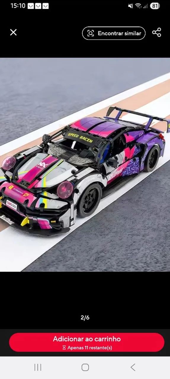Lego technics porsche 911 gt