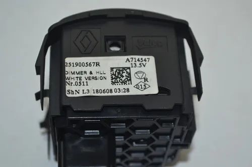Botão Regulagem Luz Painel Farol Renault Captur 2019 Orig - Foto 7