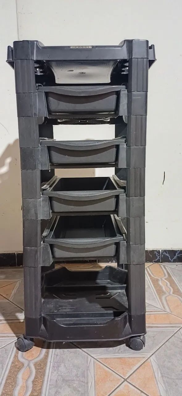 Cadeira de Cabelereiro + Carrinho Multiuso  - Foto 4