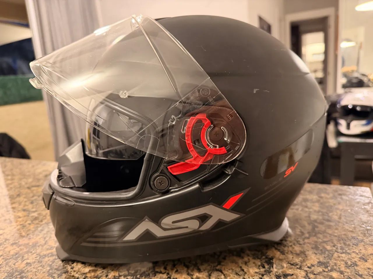 Capacete ASX eagle SV com óculos interno + brinde - Tamanho 62 - Foto 2