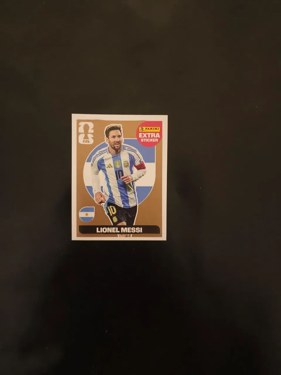 Figurinha legend do Lionel Messi bronze