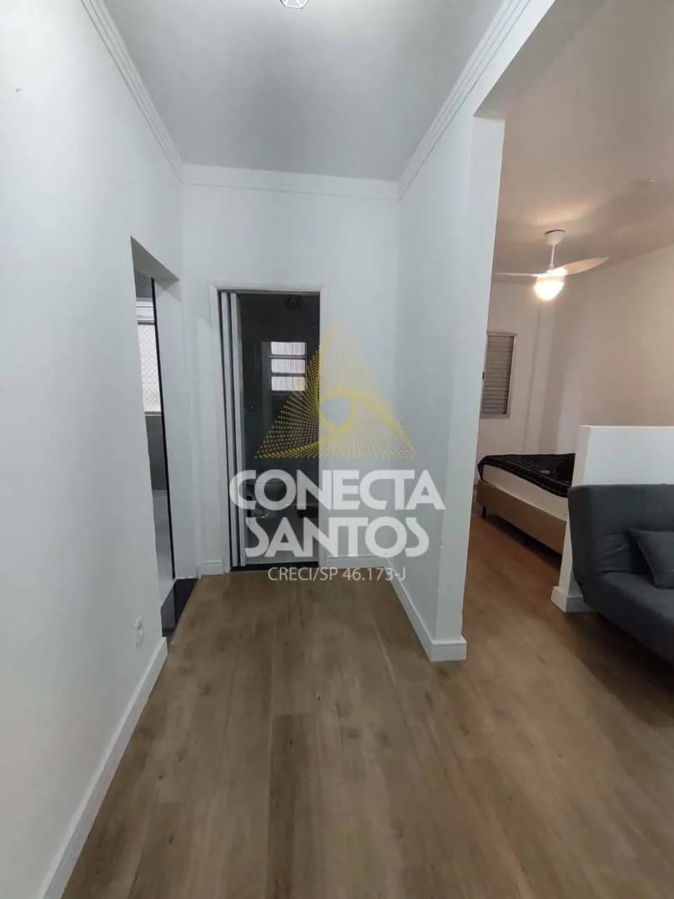 Kitnet c1 quarto, Centro, São Vicente, Cod: 2114 - Foto 2