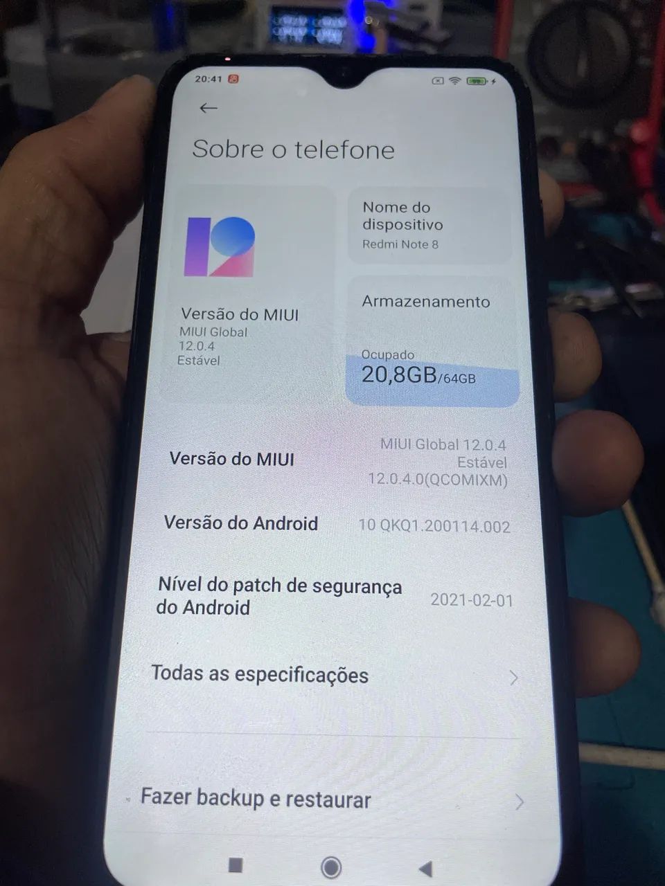 celular  Xiaomi NOTE 8  . Tudo funcionando .Revisado . - Foto 2