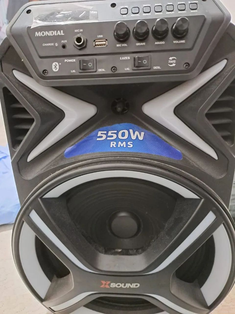 Caixa de som amplificada 550W - Foto 2