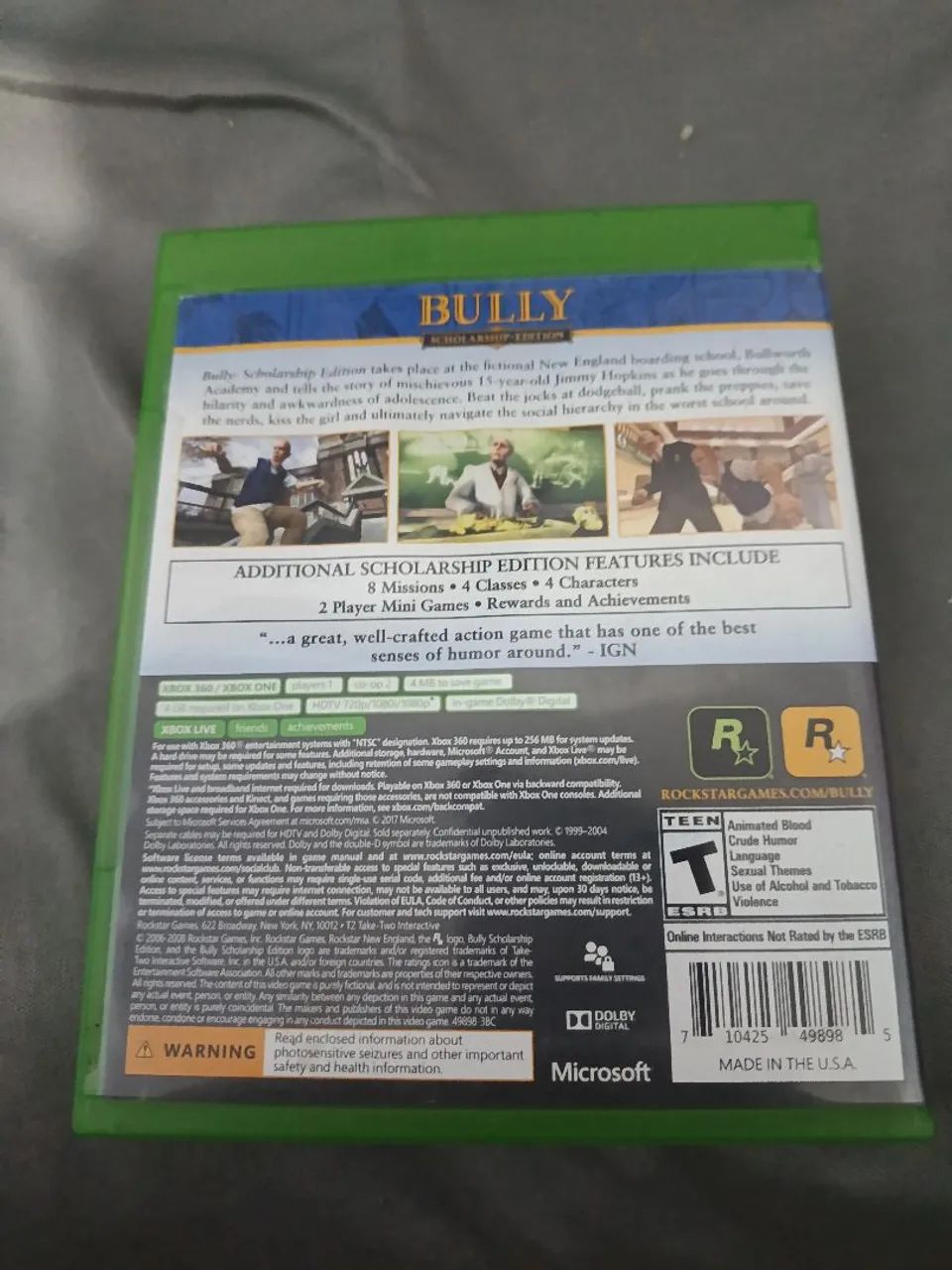 Bully Xbox one e Xbox 360 original  - Foto 2