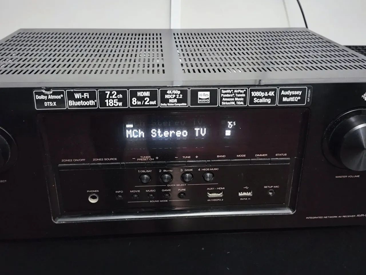 Receiver Denon AVR-S 930h Dolby atmos