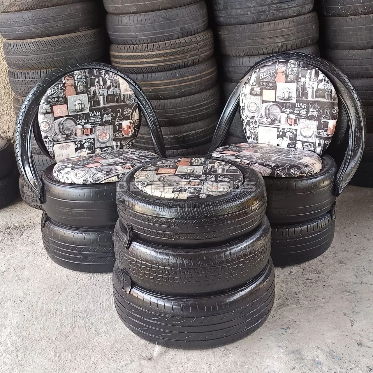 Cadeiras de pneu 