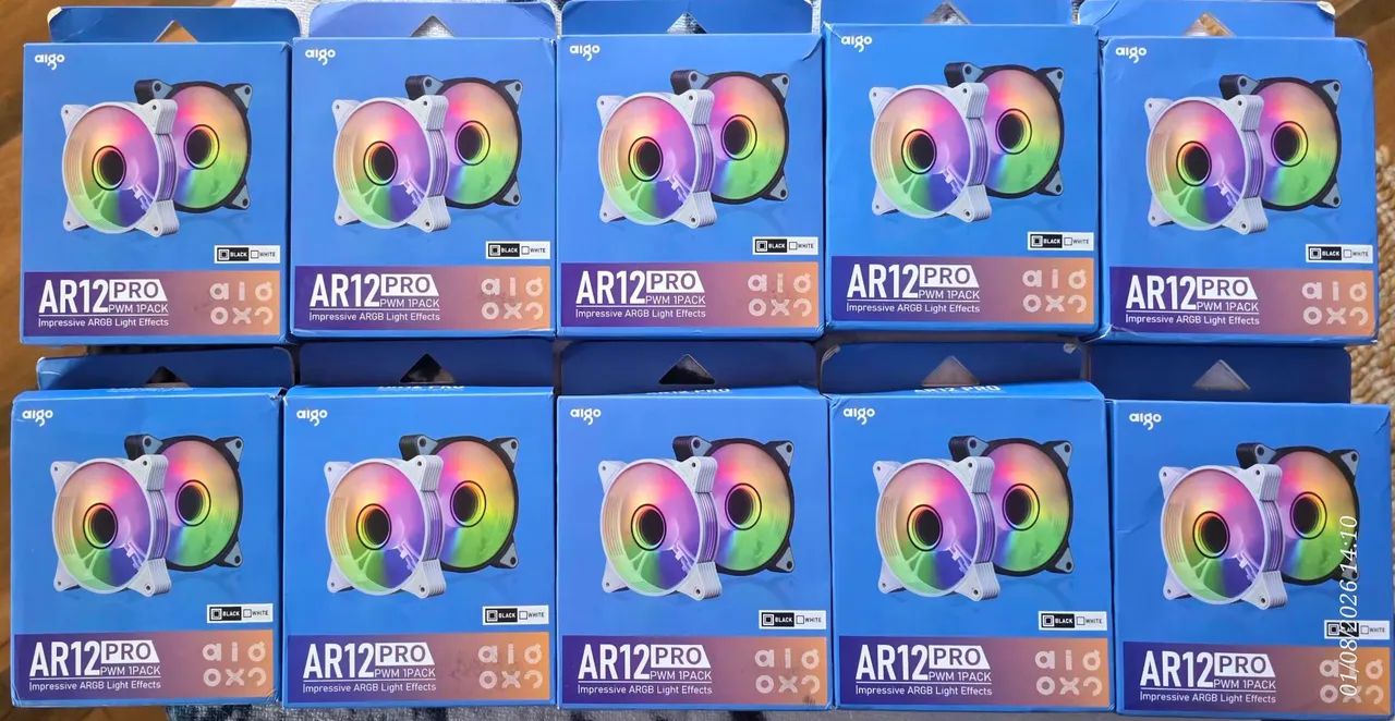 10 Cooler Fans Aigo AR12 Pro argb