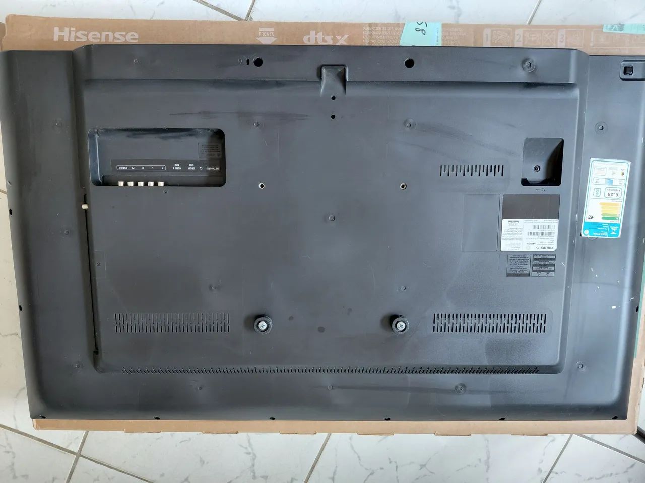 Smart TV Philips 43" com defeito na tela  - Foto 5