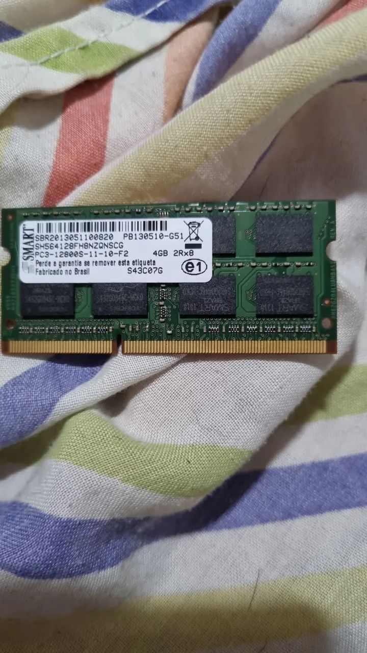 Memória note Hp DDR3 4GB  - Foto 2