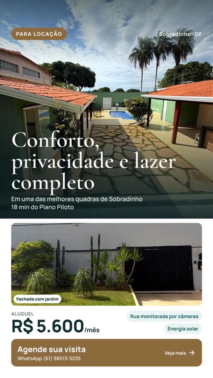 ALUGO CASA 
