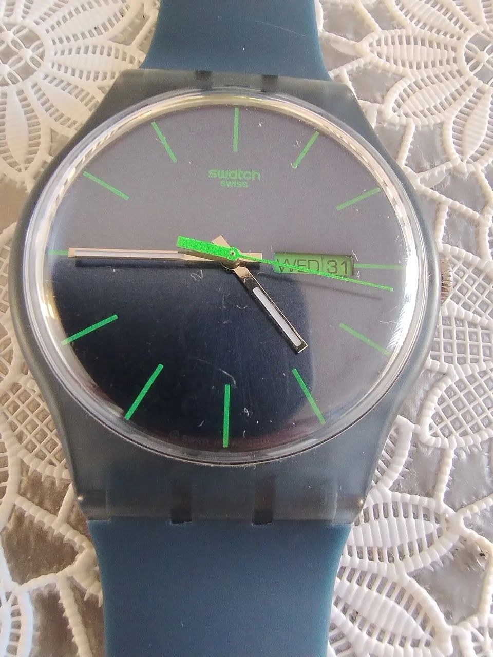 Relógio Swatch Blue Rebel Suon700 - Raridade  - Foto 2