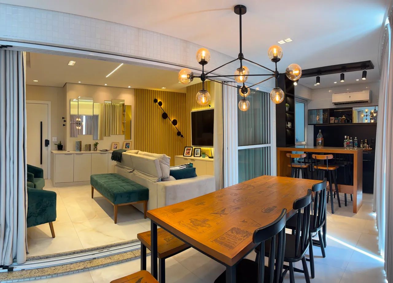 Vendo apt no Cd Concept todo mobiliado 115m2 1andar