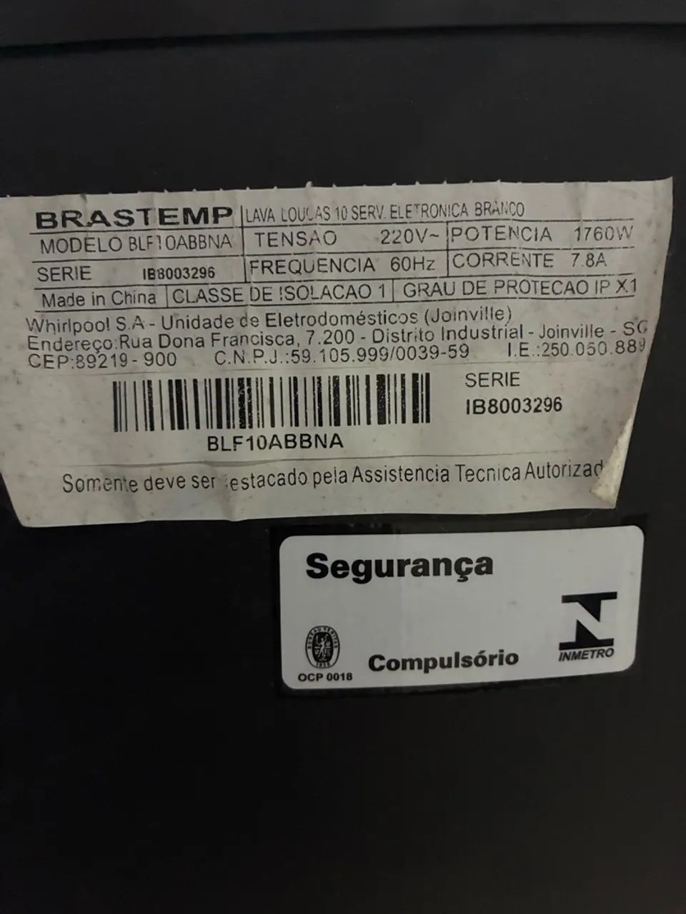 Lava louça Brastemp 10 serviços  - Foto 5