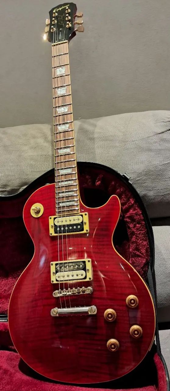 Epiphone Les Paul Std korea 1997 limited edition com upgrades c