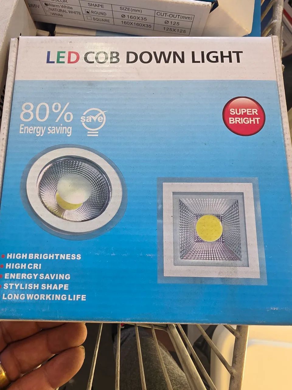 Luminárias embutir sortidas