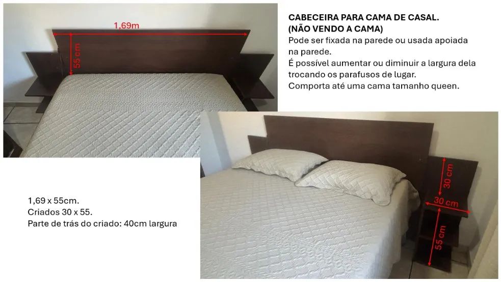 Cabeceira para cama de casal  - Foto 4