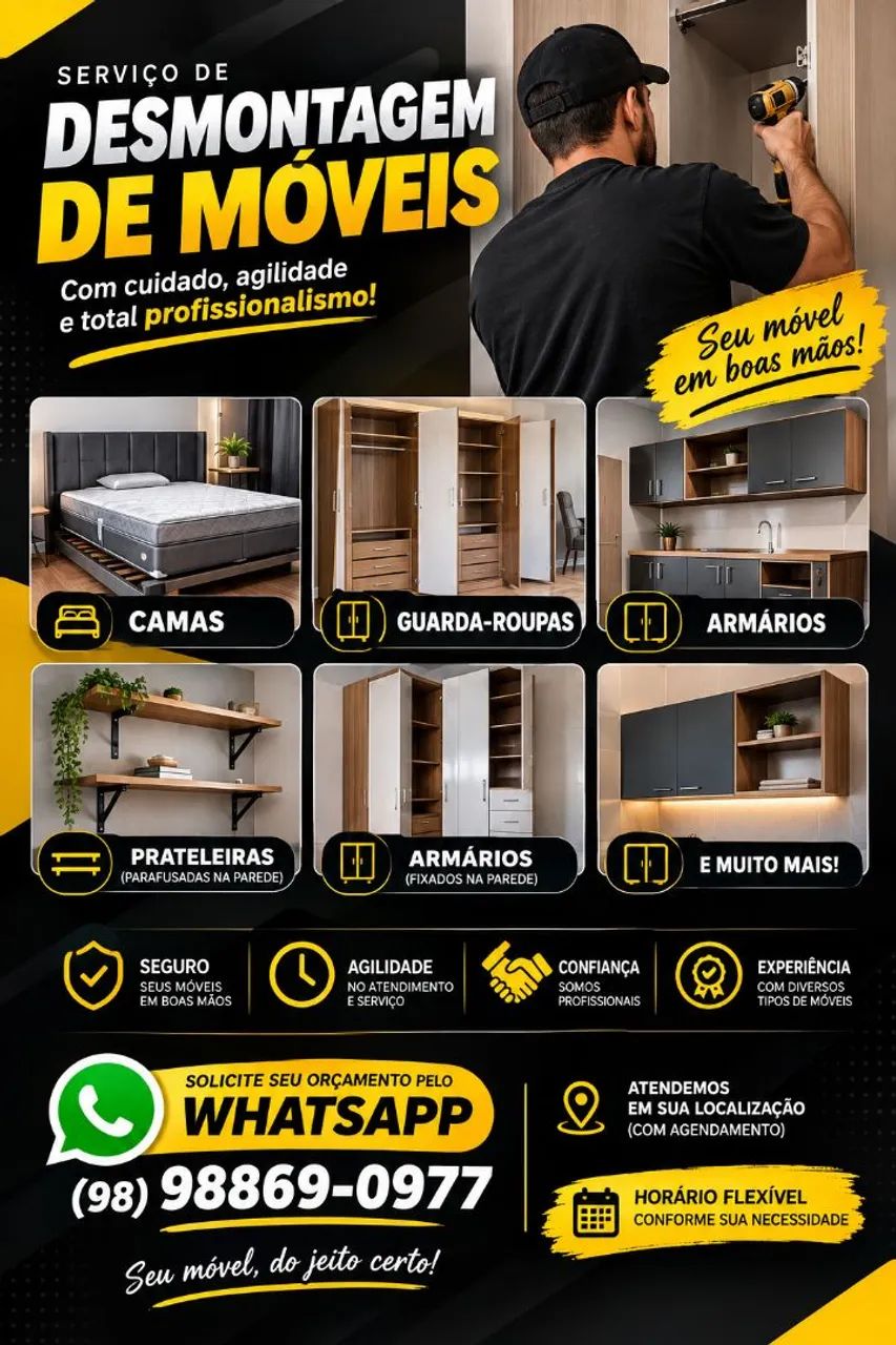 Desmontando de móveis 