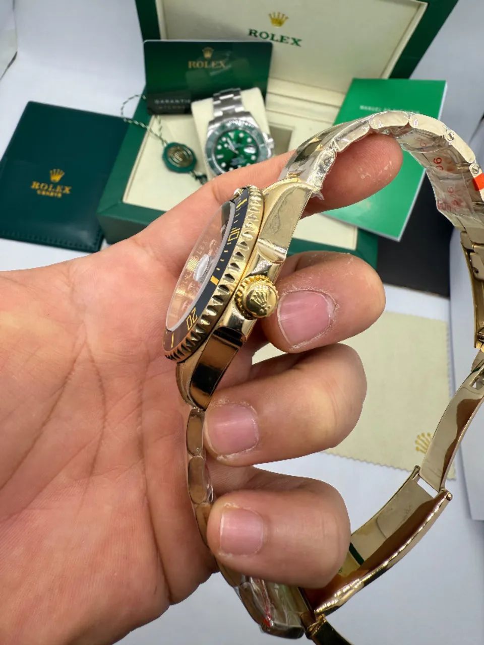 Rolex Submariner Automático Dourado - Foto 5