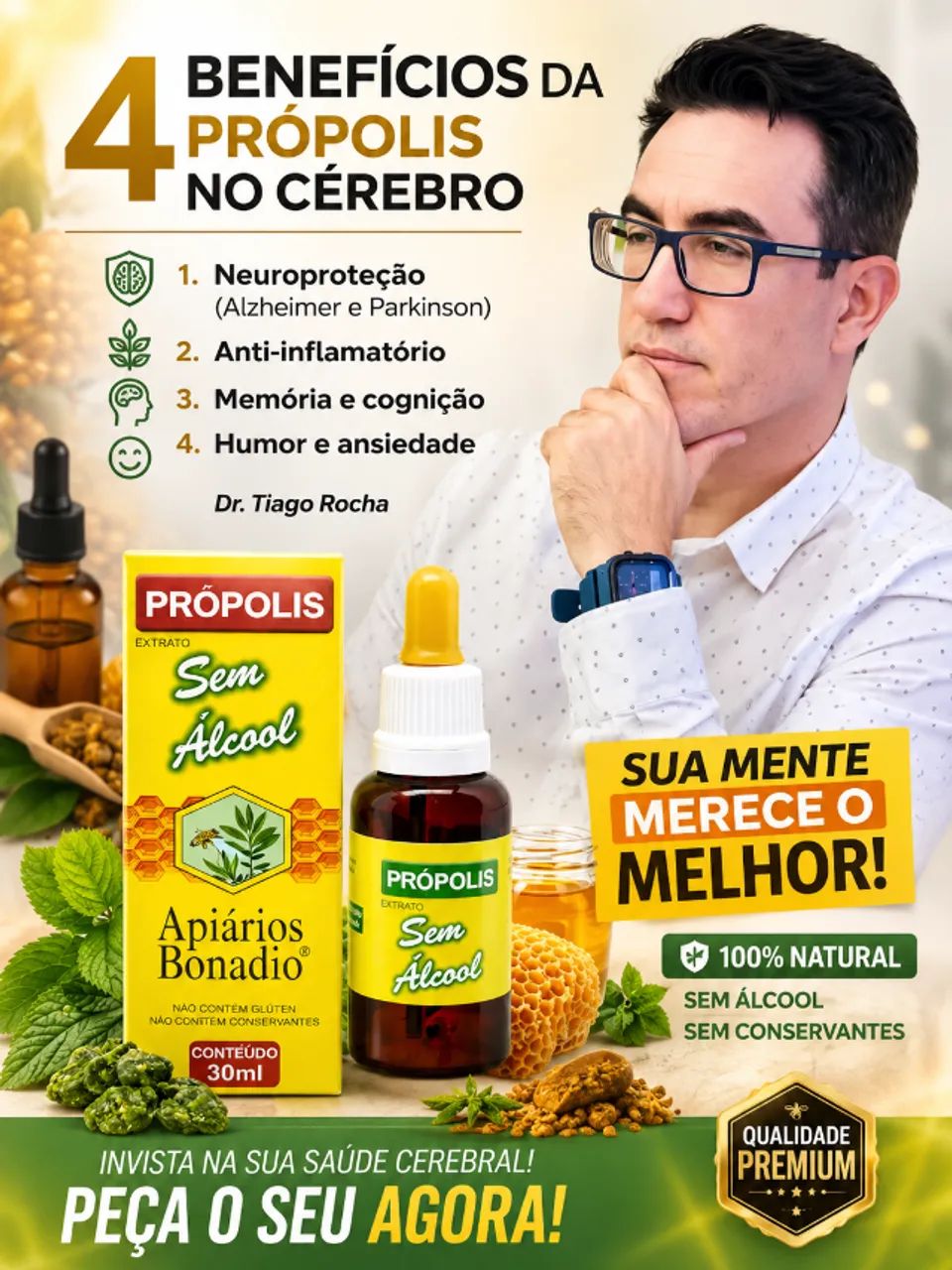 Própolis Verde 30gr Onda Mel - Foto 2