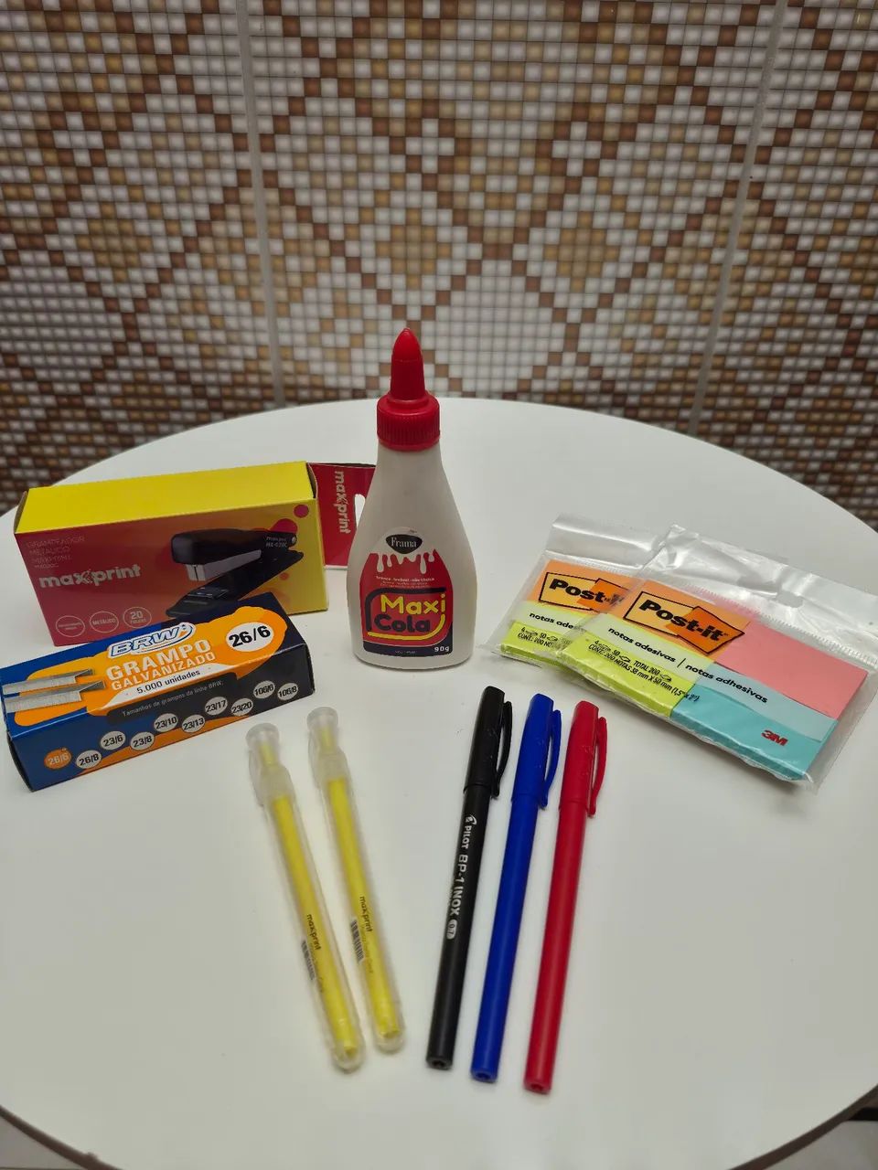 Kit Escritório Estudos Anotações