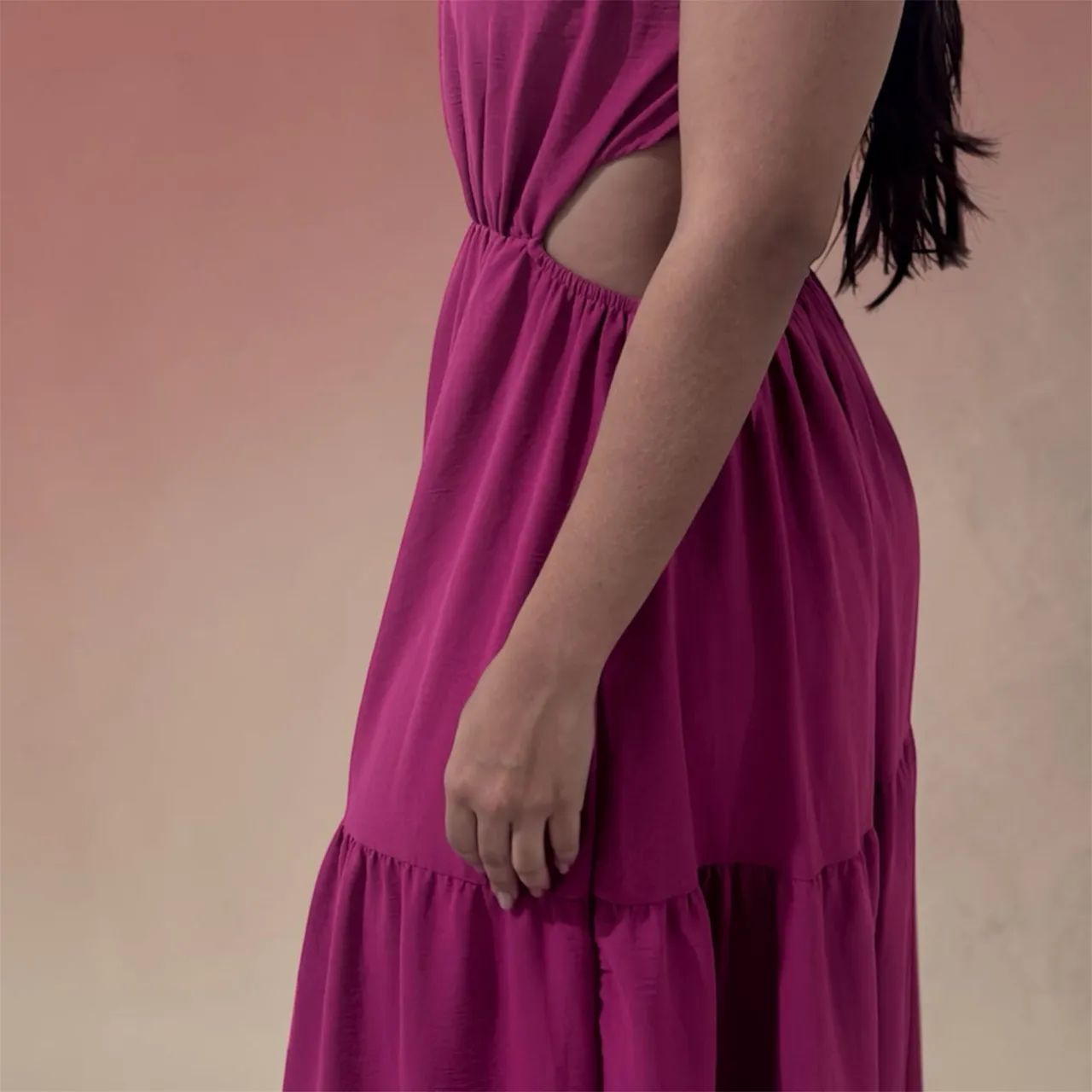 Vestido longo em camadas  - Foto 4