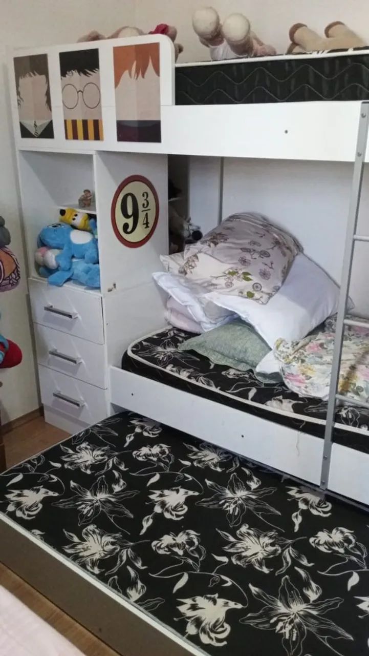 Triliche Usada + 3 Colchões - Ótimo Estado  - Foto 2