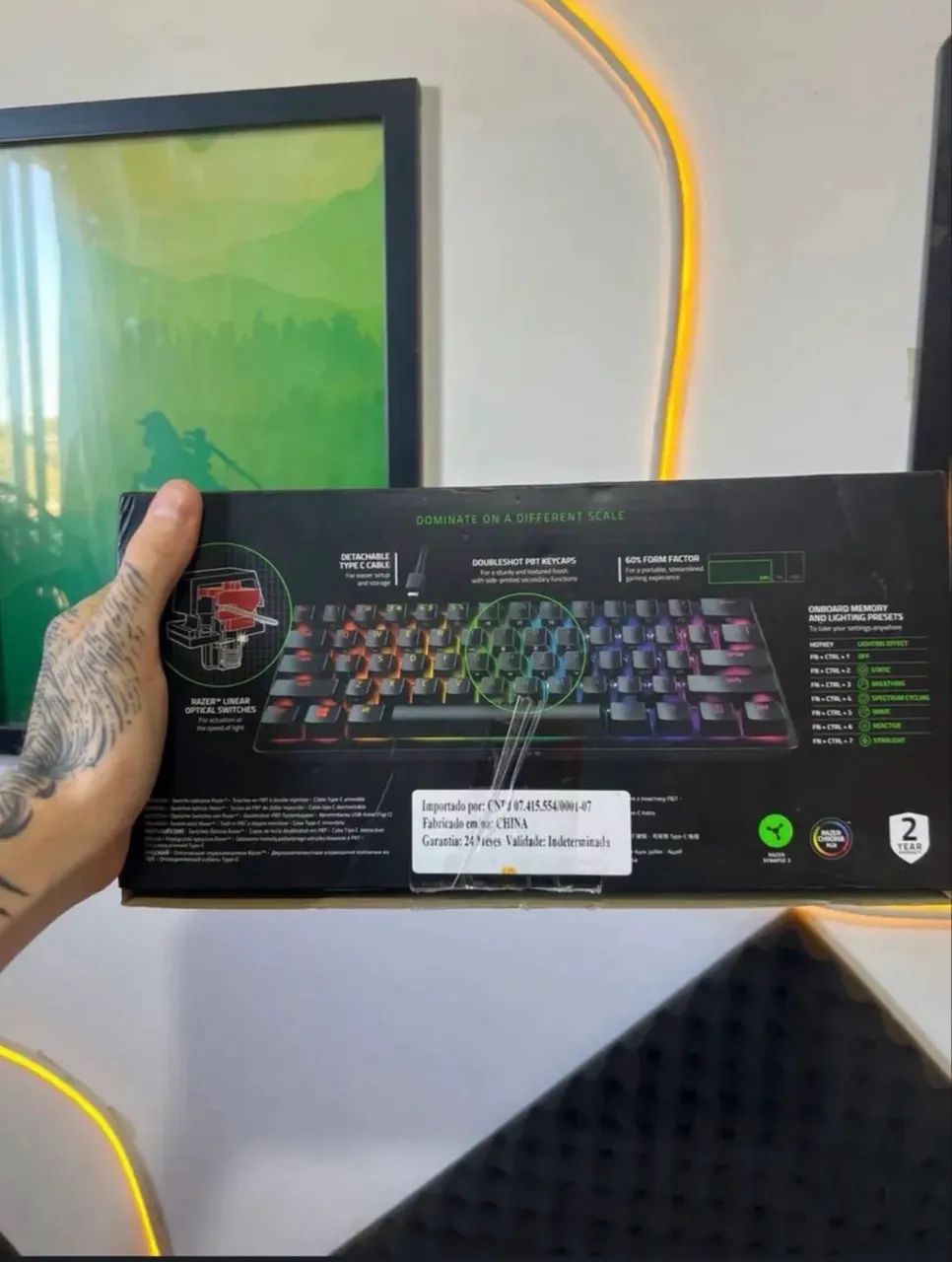 TECLADO RAZER HUNTSMAN MINI - Foto 2