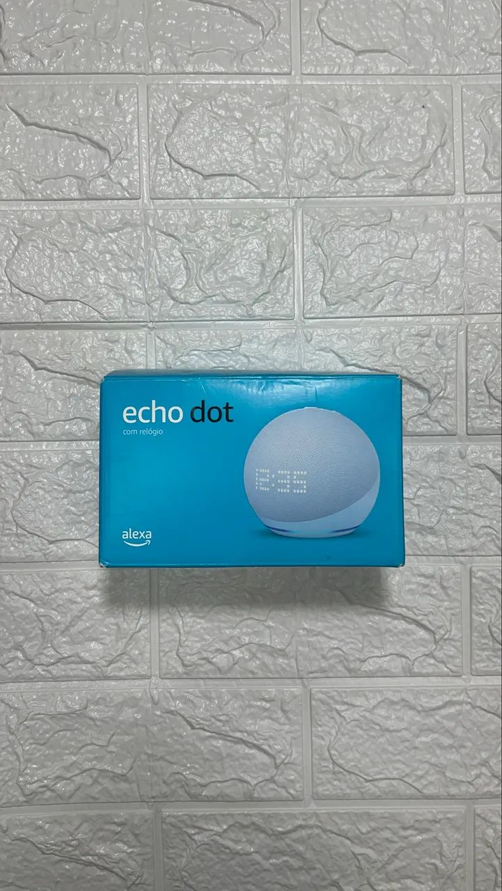Echo dot com relógio (Alexa) 