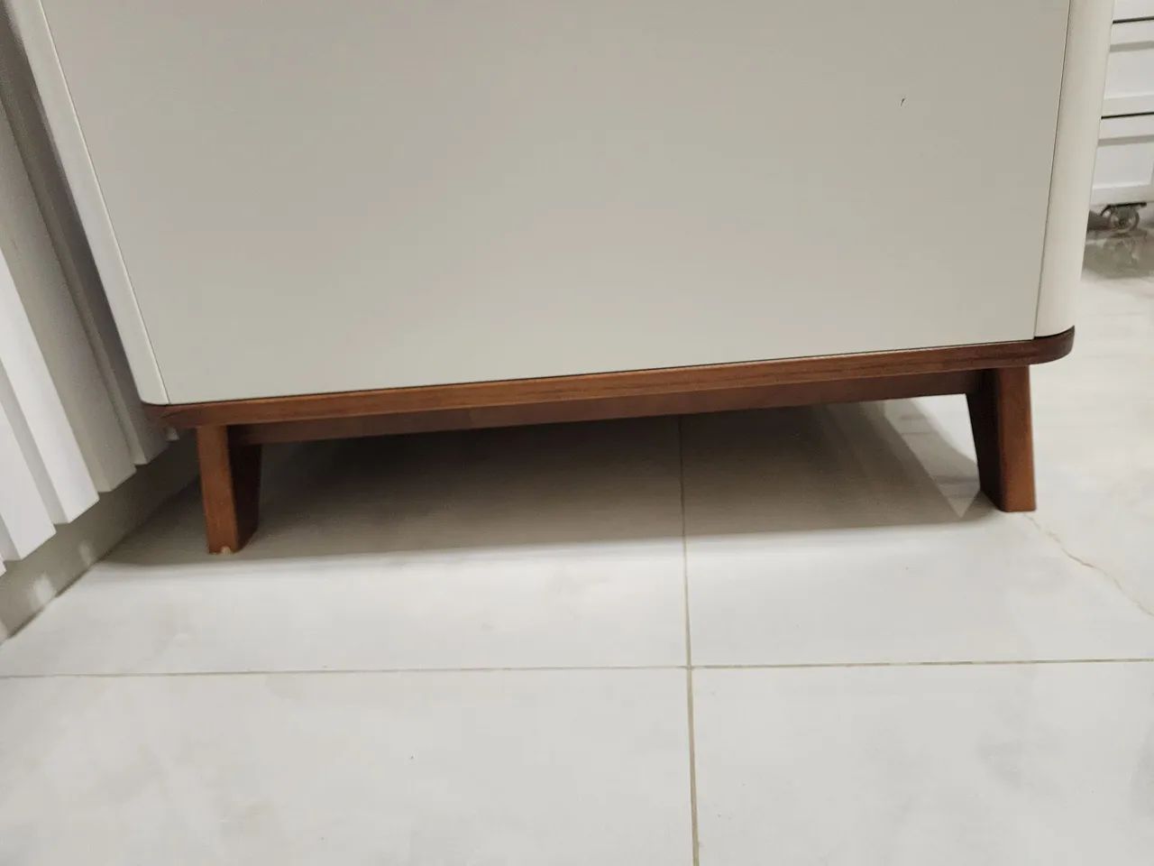 Berço Minicama Sambalelê Branco com Mel Divicar - Foto 4