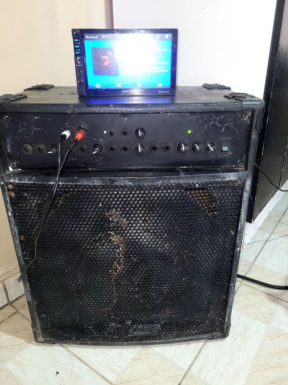 Caixa de som amplificada + multimídia Bluetooth  - Foto 2