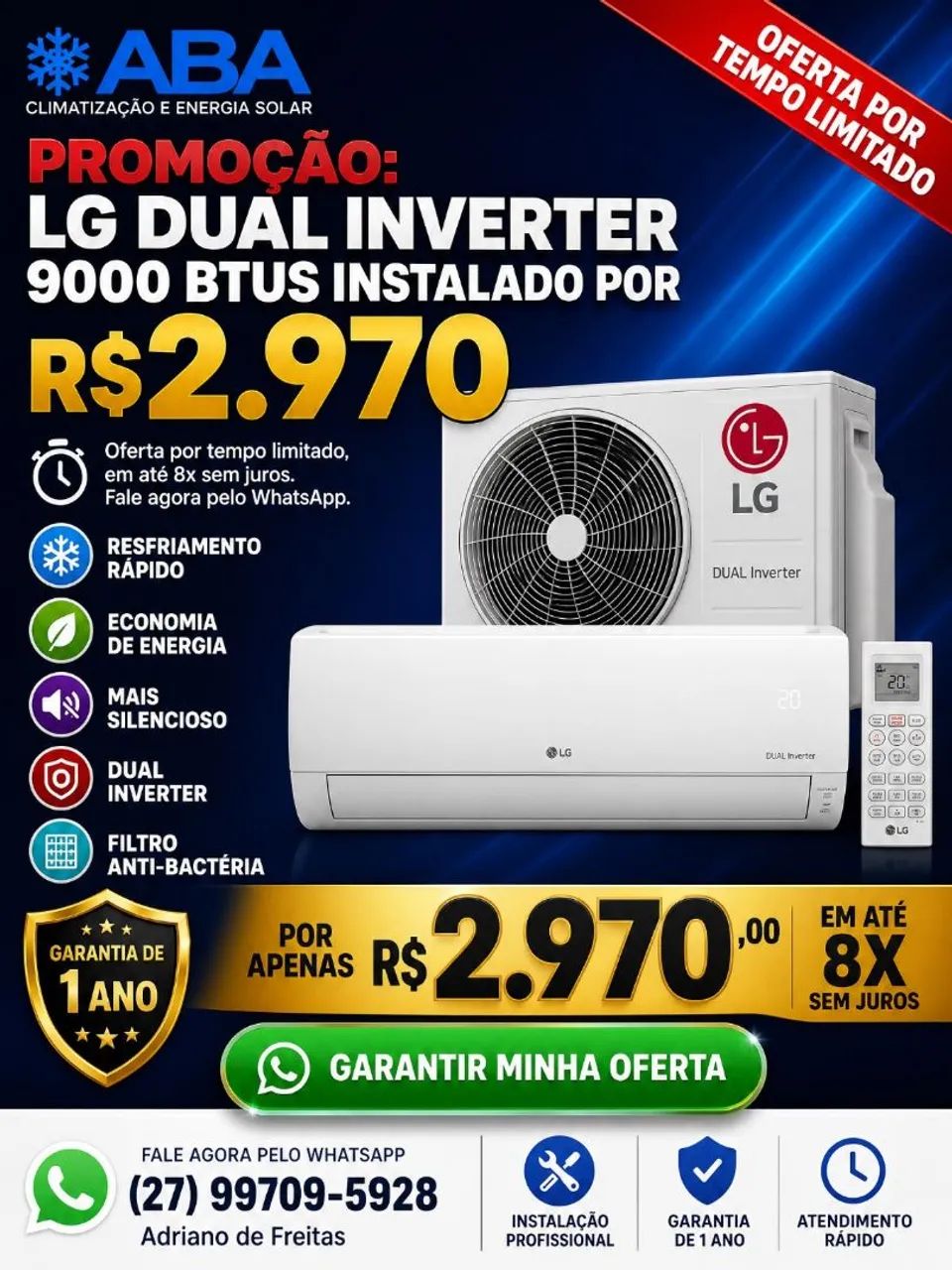 PROMOÇÃO AR-CONDICIONADO 